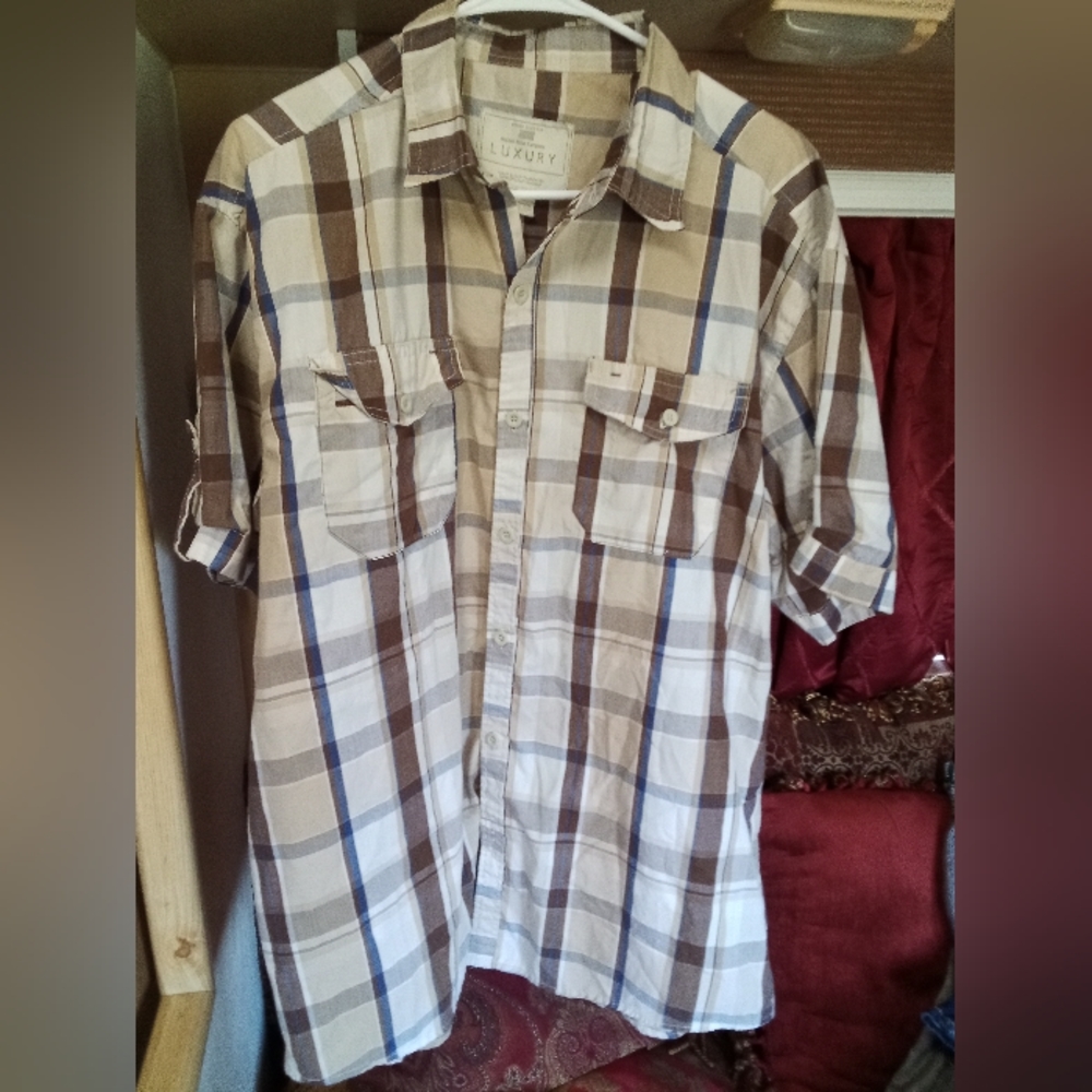 Luxury men's button up shirt